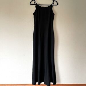 Vintage (1995) Jessica McClintock (Gunne Sac) Black Formal Dress. Size 7/8.